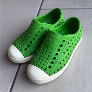 Native Kids Jefferson Slip-on Grasshopper Green 9C